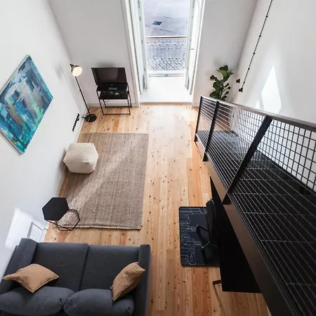 Flh Intendente Industrial Mezzanine With Balcony * Lisbon